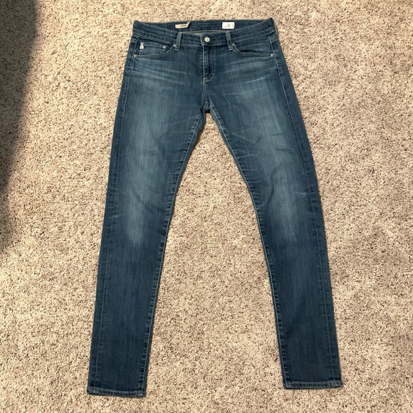 AG “Nikki” Relaxed Skinny in Medium Blue - Picture 10 of 12
